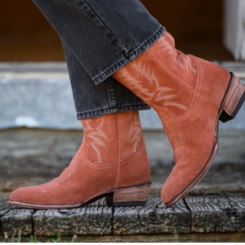 Tecovas Pink Josie Boots